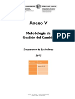 Anexo Metodología de Gestión Del Cambio PDF