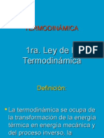 Primera Ley de Termoprimera ley de termo