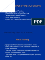 Fundamentals of Metal Forming