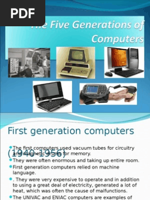 The Five Generations Of Computer