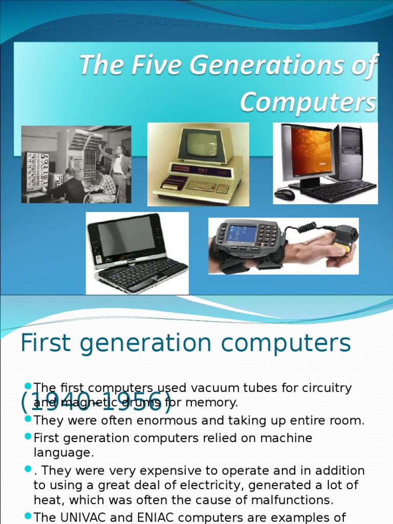 assignment on generation of computer
