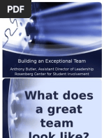 Building an Exceptional Team