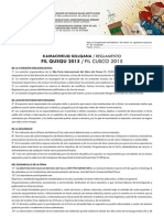 Reglamento FIL 2015 Cusco