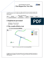 Drive Test Report For New Site 1 General: Cemorokandang