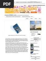 Using The ESP8266 Module PDF | PDF | Computer Network