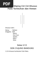 Download Tugas Kliping Ciri Ciri Khusus Pada Tumbuhan by Marcelino Gunther Pipih Aim SN274043217 doc pdf