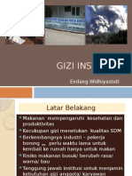 Gizi Institusi 2013
