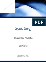 CPNO Copano Energy Jan 2010 Presentation