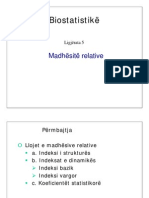 Ligjërata 5. Madhësitë Relative