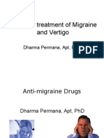 Drugs For Treatment of Migraine and Vertigo: Dharma Permana, Apt, PHD