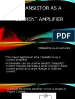 Transistor As A Current Amplifier