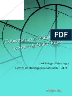 Comentários às obras de Kant