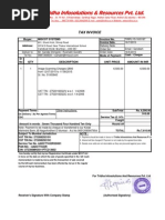 Tridha Infosolutions & Resources Pvt. LTD.: Tax Invoice