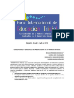 Concepciones y Tendencias de La Evaluacion en La Primera Infancia PDF