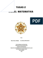 Tugas 2 Model Matematika - Marvel Grace Maukar 337225 PDF