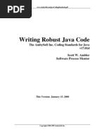 Java Coding Standards