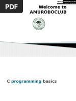 Basics of Embedded C