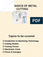 Mechanics of Metal Cutting