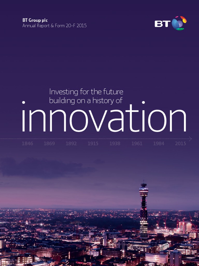 2015 BT Annual Report PDF Strategic Management
