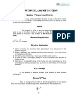 11 Physics Notes 03 Law of Motion