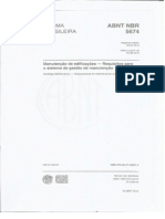 NBR-05674-2012 - Manutenção de Edificações - Requisitos Para o Sistema de Gestão Da Manutenção