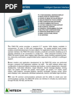 PWS1700 Series: Intelligent Operator Interface