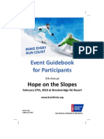 Hope On The Slopes 2010 Guidebook