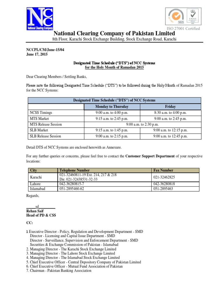 National Clearing Agency | PDF | Margin (Finance) | Debits And Credits
