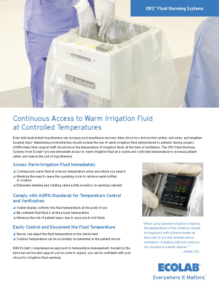 Aorn Fluid Irrigation Warming Guidelines – EHNCA