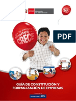 Guia de Constitucion de una empresa