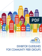 Exhibitor Guide for Community Peer Groups