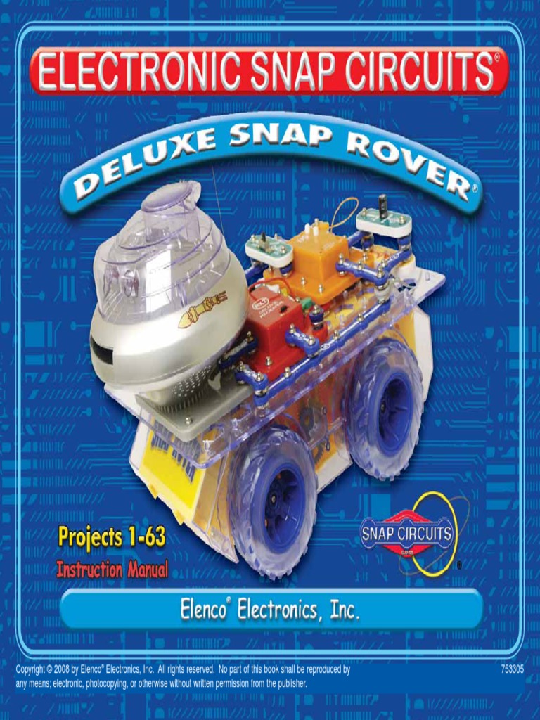 Electronic Snap Kit Deluxe Snap Rover | PDF | Series And Parallel ...