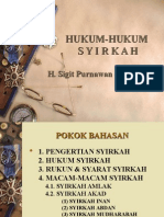 Hukum-Hukum Syirkah