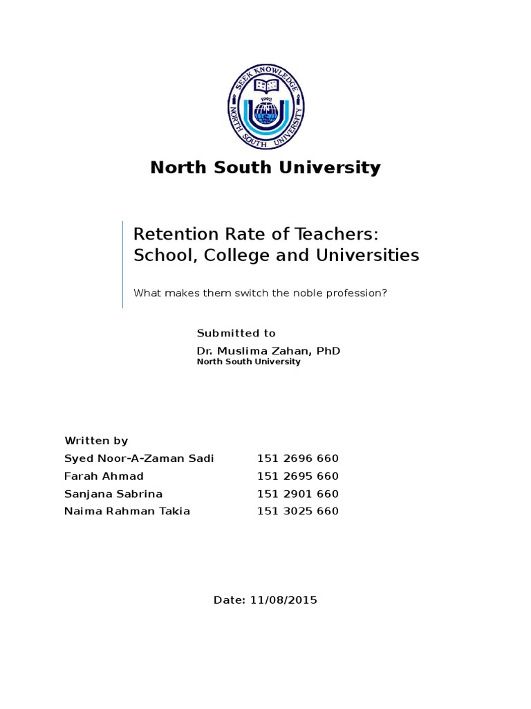 Teacher Retention Challenges in Education | PDF | Employee Retention ...