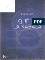 Que Es La Kabala - Mario Satz