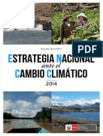 Estrategia Nacional Ante El Cambio Climatico ENCC