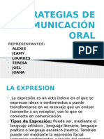 Estrategia de La Comunicación Oral para Hacer Monografia