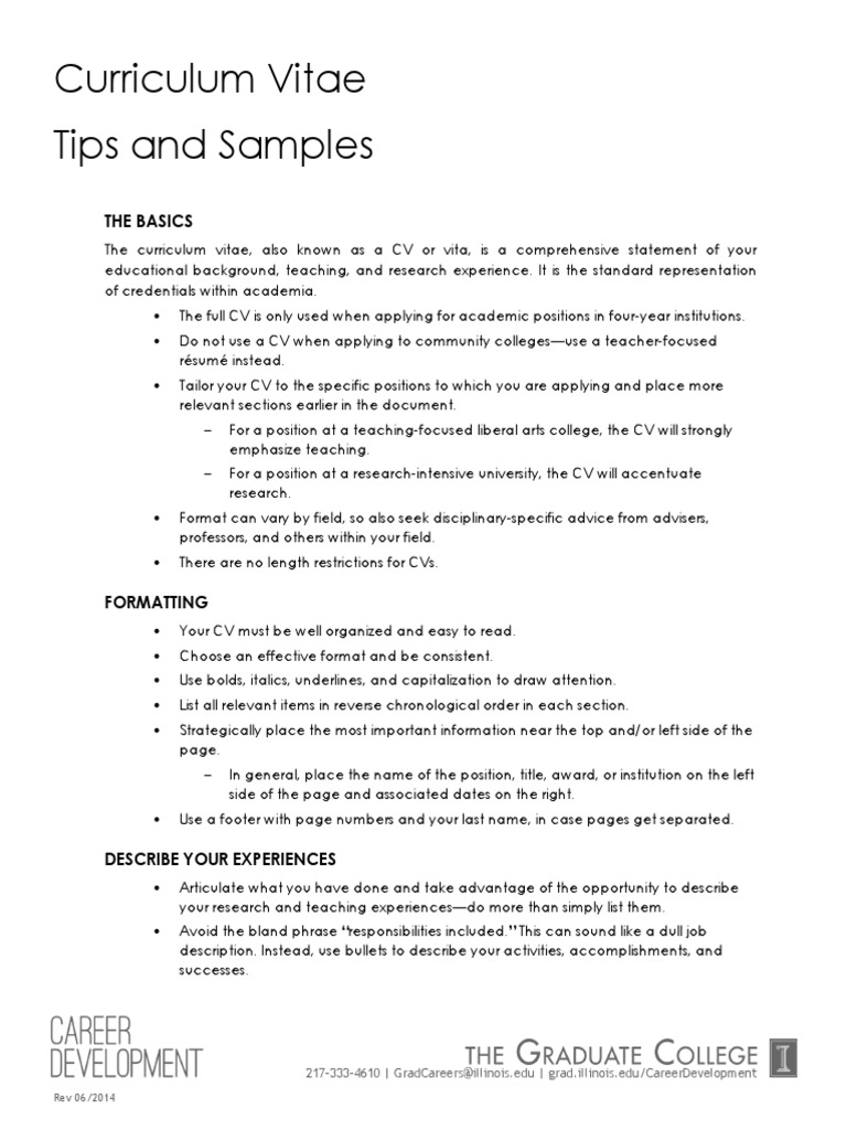 Research cv template word image