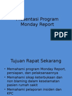Slide Presentasi Monday Report Belum Selesai