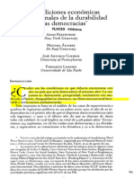 Przeworski, Adam_Las Condiciones Económicas