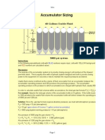 Accumulator Sizing - SLB