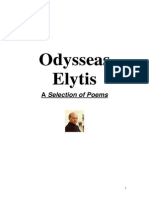 Odysseas ElytisA Selection of Poems