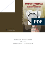 Panduan Investigasi Untuk Ombudsman Indonesia PDF