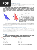 Converse of Pythagorean Notes