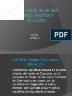 Conflictos Etnicos Politicios y Religiosos