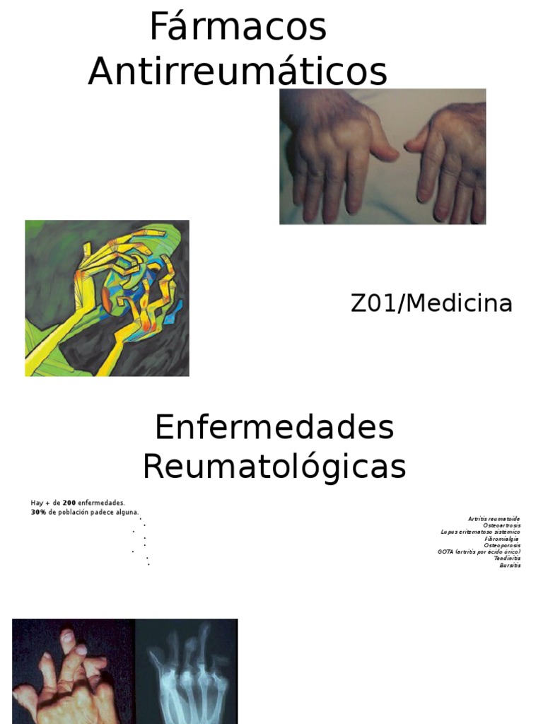 Fármacos Antirreumáticos y Tratamientos | PDF | Citocina | Artritis ...