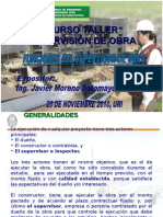 Funciones Del Supervisor de Obra (Ing. Moreno Sotomayor)