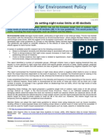 WHO Recommends Setting Night Noise Limits at 40 Decibels