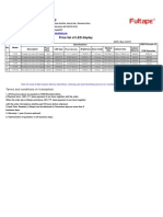 Fultape Electronics Co., Limited: Price List of LED Display