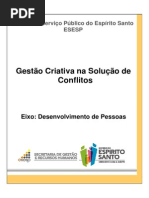 Apostila - Gestão Criativa Na Solução de Conflitos